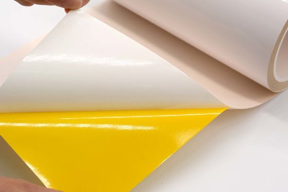 1Mil Gloss White Permanent Adhesive Polyimide Materials With Glassine