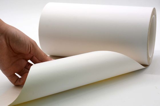 2Mil Anti Static Label Material Matte White Permanent Adhesive Polyimide Materials With Glassine