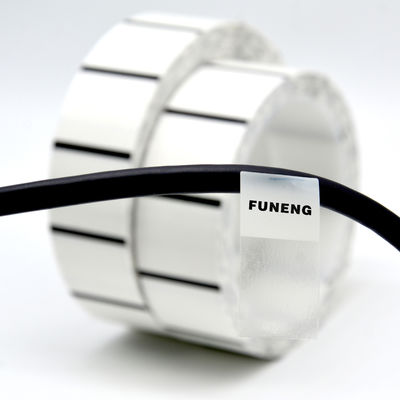 Custom Industrial Cable Labels Waterproof UV Resistant Vinyl